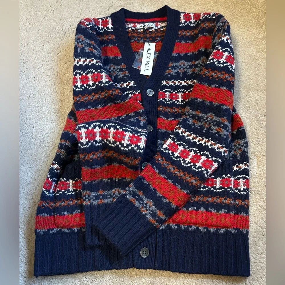 Alex Mill Multicolor Patterned Sweater - Picture 3 of 3